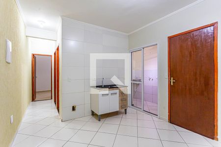 Sala e Cozinha de apartamento para alugar com 2 quartos, 40m² em Vila Helena, Santo André