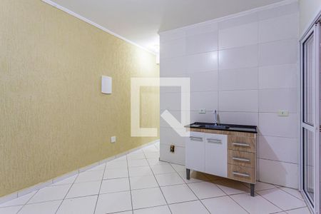 Sala e Cozinha de apartamento para alugar com 2 quartos, 40m² em Vila Helena, Santo André