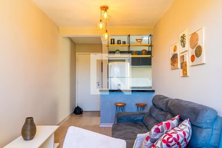 Sala/Cozinha de apartamento para alugar com 2 quartos, 44m² em Loteamento Parque São Martinho, Campinas