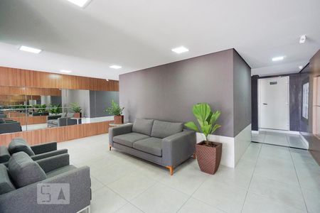 Studio para alugar com 44m², 1 quarto e 1 vagaHall social