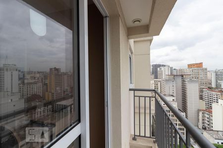 Varanda de apartamento à venda com 1 quarto, 36m² em Santa Efigênia, São Paulo