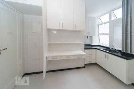 Cozinha de apartamento para alugar com 1 quarto, 45m² em Leblon, Rio de Janeiro