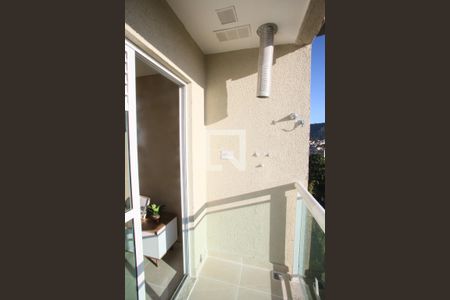Varanda da Sala de apartamento à venda com 1 quarto, 36m² em Taquara, Rio de Janeiro