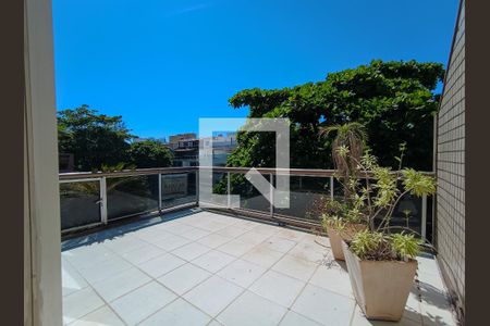 Varanda da Sala de apartamento à venda com 3 quartos, 330m² em Recreio dos Bandeirantes, Rio de Janeiro