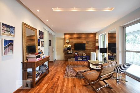 Sala de apartamento para alugar com 3 quartos, 122m² em Vila Andrade, São Paulo