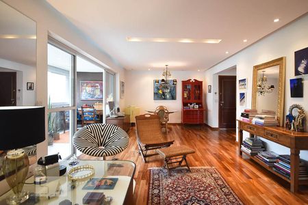 Sala de apartamento para alugar com 3 quartos, 122m² em Vila Andrade, São Paulo
