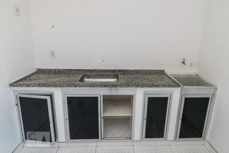 Cozinha - Detalhe da pia de apartamento à venda com 1 quarto, 43m² em Ramos, Rio de Janeiro