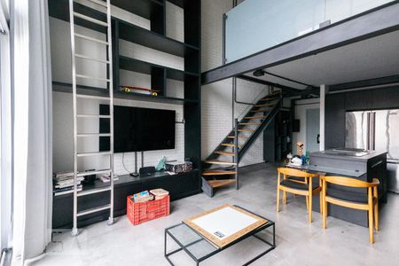 Apartamento para alugar com 79m², 1 quarto e 2 vagasSala