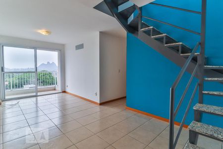Sala de apartamento à venda com 4 quartos, 150m² em Taquara, Rio de Janeiro