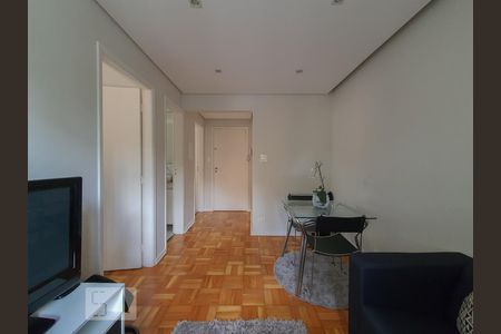 Sala de apartamento para alugar com 1 quarto, 38m² em Liberdade, São Paulo