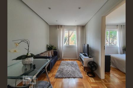 Sala de apartamento para alugar com 1 quarto, 38m² em Liberdade, São Paulo