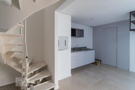 Sala/Cozinha de apartamento à venda com 1 quarto, 66m² em Praia de Belas, Porto Alegre