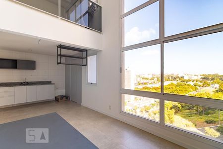 Sala/Cozinha de apartamento à venda com 1 quarto, 66m² em Praia de Belas, Porto Alegre