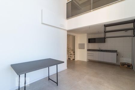 Sala/Cozinha de apartamento à venda com 1 quarto, 66m² em Praia de Belas, Porto Alegre