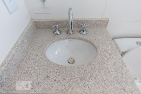 Detalhe do banheiro da suíte de apartamento para alugar com 2 quartos, 60m² em Real Parque, São Paulo