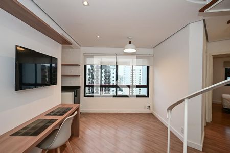 Sala de apartamento para alugar com 1 quarto, 90m² em Vila Andrade, São Paulo