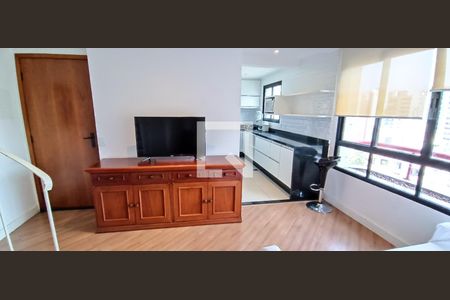 Apartamento para alugar com 90m², 1 quarto e 2 vagasSala