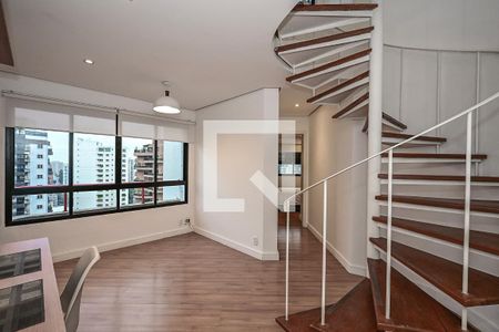 Sala de apartamento para alugar com 1 quarto, 90m² em Vila Andrade, São Paulo