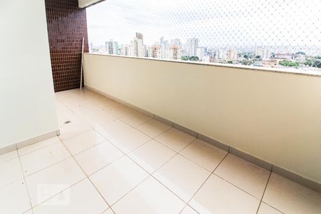 Varanda da Sala de apartamento à venda com 3 quartos, 110m² em St. Pedro Ludovico, Goiânia