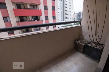 Varanda da Sala de apartamento à venda com 3 quartos, 76m² em Vila Gilda, Santo André