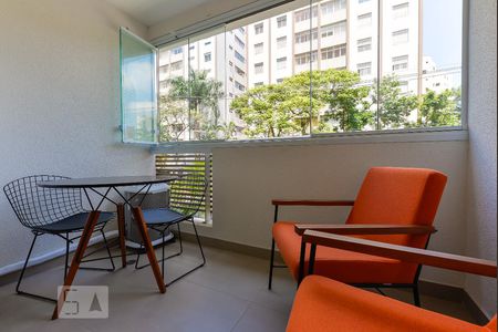 Varanda de apartamento para alugar com 1 quarto, 24m² em Vila Madalena, São Paulo
