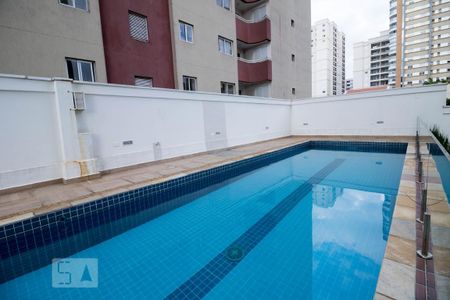 Área comum - Piscina de apartamento para alugar com 1 quarto, 48m² em Campestre, Santo André