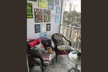 Varanda de apartamento à venda com 3 quartos, 75m² em Parque São Lucas, São Paulo