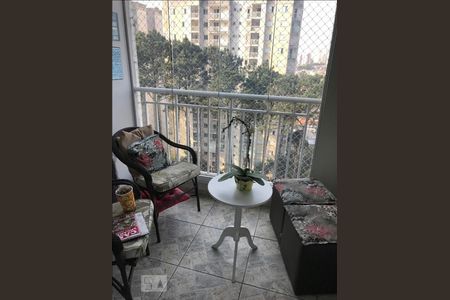 varanda de apartamento à venda com 3 quartos, 75m² em Parque São Lucas, São Paulo