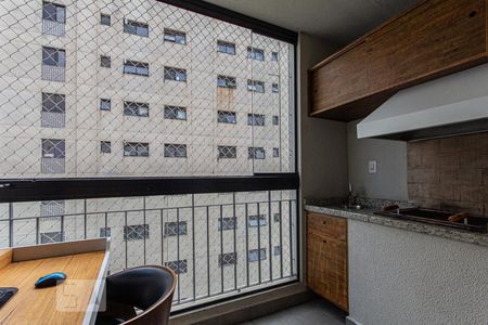 Varanda da Sala de apartamento para alugar com 3 quartos, 75m² em Vila Andrade, São Paulo