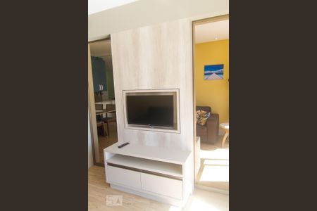 Detalhe da sala de apartamento para alugar com 1 quarto, 49m² em Bom Abrigo, Florianópolis