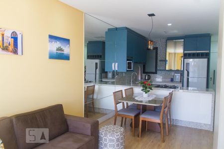 Sala de apartamento para alugar com 1 quarto, 49m² em Bom Abrigo, Florianópolis
