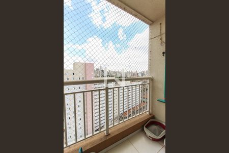 Varanda da Sala de apartamento à venda com 1 quarto, 32m² em Brás, São Paulo