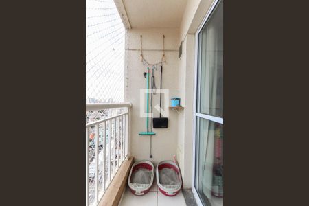 Varanda da Sala de apartamento à venda com 1 quarto, 32m² em Brás, São Paulo