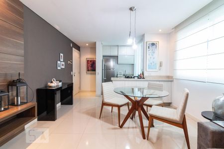 Sala de apartamento à venda com 1 quarto, 58m² em Bigorrilho, Curitiba