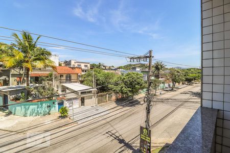 Vista Varanda Sala/Quarto de kitnet/studio para alugar com 1 quarto, 35m² em Curicica, Rio de Janeiro