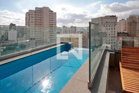 Studio para alugar com 30m², 1 quarto e sem vagaPiscina