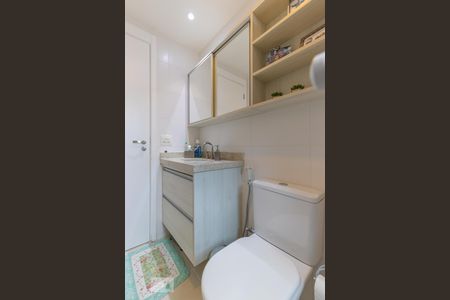 Apartamento à venda com 57m², 1 quarto e 1 vagaBanheiro da suíte