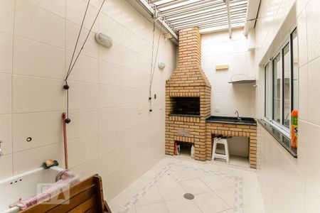 Área de serviço e churrasqueira de casa de condomínio à venda com 3 quartos, 130m² em Vila Antonieta, São Paulo