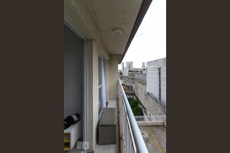 varanda de apartamento para alugar com 1 quarto, 35m² em Brás, São Paulo