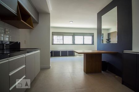 Cozinha de apartamento à venda com 1 quarto, 37m² em Petrópolis, Porto Alegre