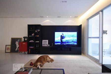 Sala de Tv de apartamento para alugar com 2 quartos, 87m² em Parque Reboucas, São Paulo
