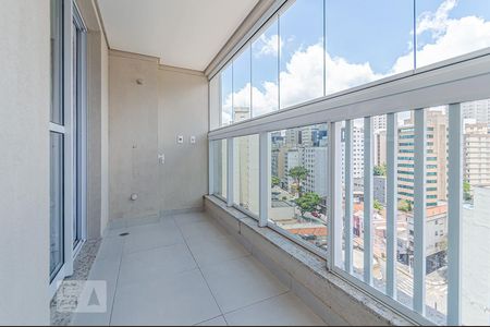 Varanda de kitnet/studio para alugar com 1 quarto, 36m² em Santa Cecília, São Paulo