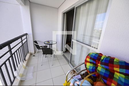 Varanda sala  de apartamento para alugar com 2 quartos, 68m² em Vila Jaragua, Goiânia