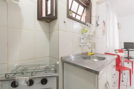 Cozinha de kitnet/studio para alugar com 1 quarto, 27m² em Flamengo, Rio de Janeiro