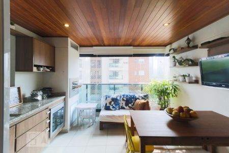 Varanda de apartamento à venda com 3 quartos, 105m² em Jardim Caravelas, São Paulo