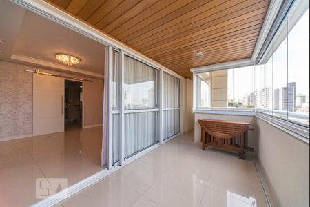 Varanda Gourmet  de apartamento à venda com 3 quartos, 128m² em Centro, Santo André