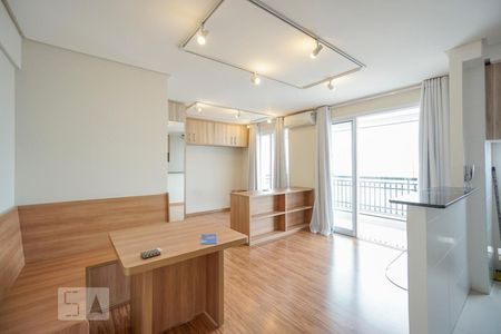 Sala e quarto de kitnet/studio para alugar com 1 quarto, 44m² em Vila Regente Feijó, São Paulo