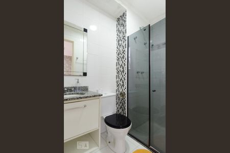 Banheiro da suíte de apartamento à venda com 2 quartos, 80m² em Planalto, São Bernardo do Campo