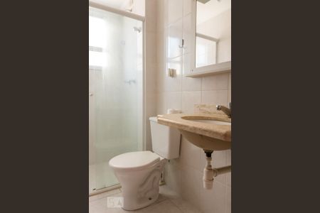 Banheiro Social de apartamento à venda com 2 quartos, 60m² em Rudge Ramos, São Bernardo do Campo