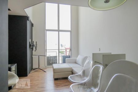 Sala de apartamento à venda com 1 quarto, 93m² em Vila Olímpia, São Paulo